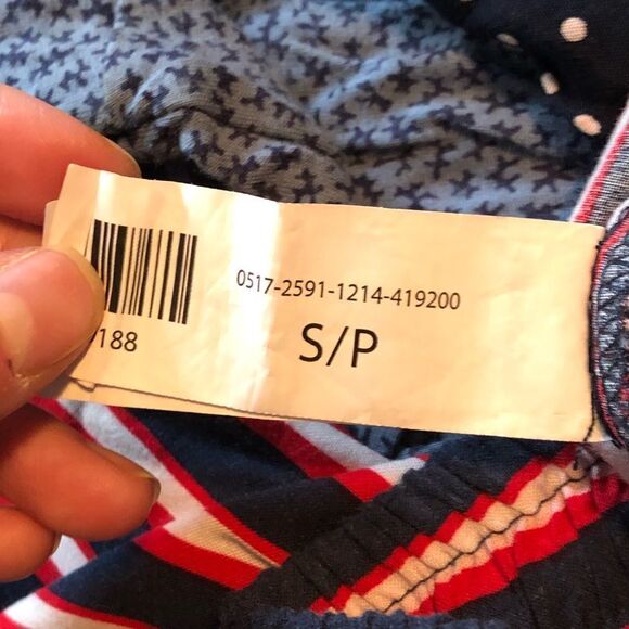 3 for $30! Blue notes striped flowly pants. - Picture 4 of 12